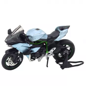LEAN TOYS Sportinis motociklas Metalas Šviesos Garsai Sidabrinis 1:12