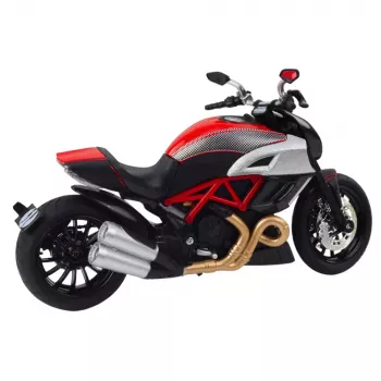 LEAN TOYS Sportinis motociklas Metalas Šviesos Garsai Auksinė Raudona Elementai 1:12
