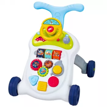 LEAN TOYS Interactive Walker Pusher Vairas Šviesos Garsai