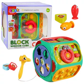 LEAN TOYS Educational Toy Interactive Cube Multifunctional 8in1