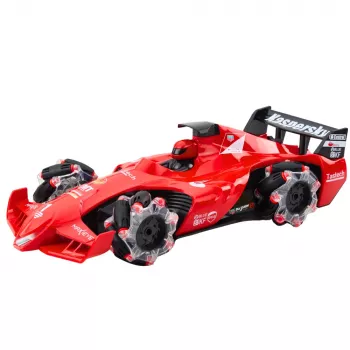 LEAN TOYS RC Car Smoke Effect 2.4G Red