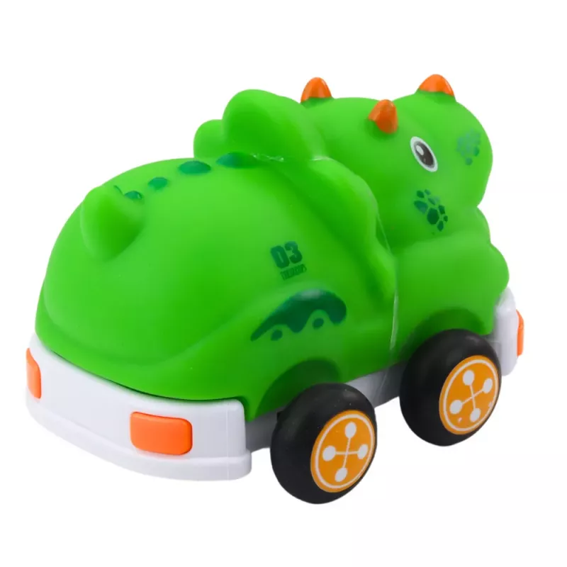 LEAN TOYS valdomas automobilis vaikams Dinozauras žalias