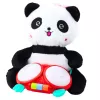 LEAN TOYS Plush Panda With Drums Mascot Cuddly Toy Lights Sounds