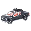 LEAN TOYS Visureigio automobilio, juodo vilkiko ir raudono sportinio automobilio rinkinys 59 cm