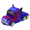 LEAN TOYS Truck Auto Robot 2in1 Drive Red Patterns Blue
