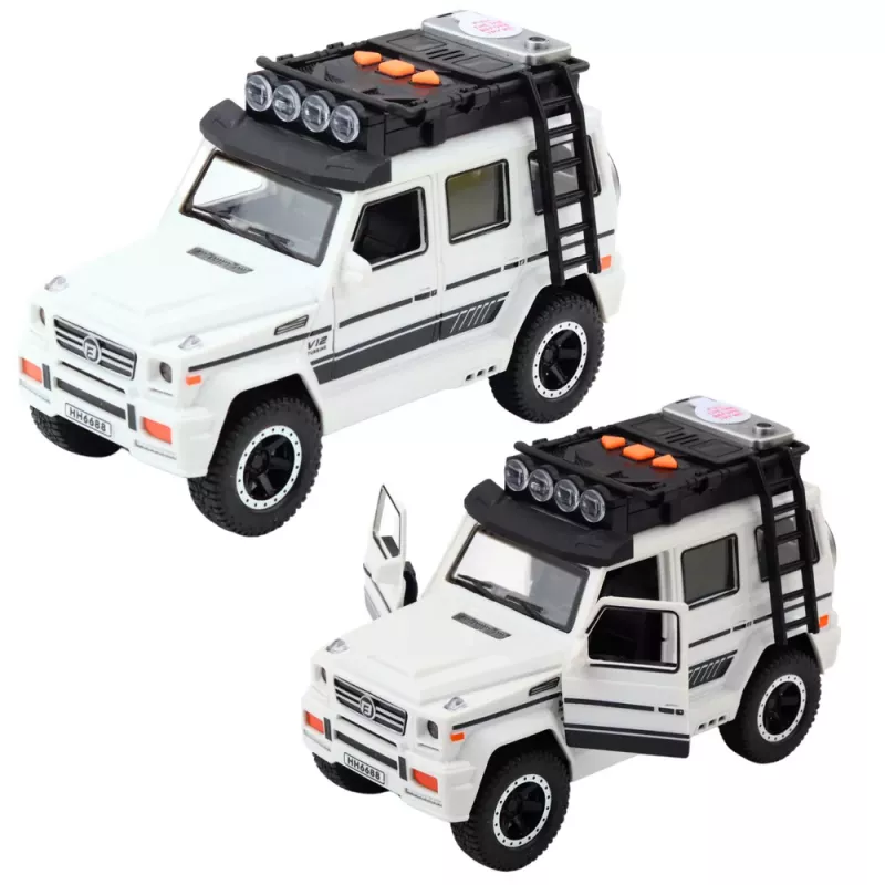 LEAN TOYS Visureigis HH6688 su atsidarančiomis durelėmis, žibintais ir garsais