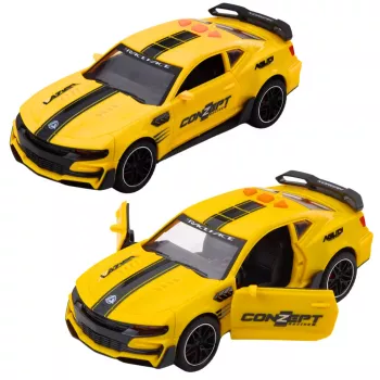 LEAN TOYS Sports Car Lazer 1:14 RC automobilis su atsidarančiomis durelėmis, šviesomis ir garsais