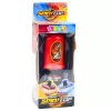 LEAN TOYS Flying Disc Dragon Spinning Top Launcher Set Red