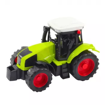 LEAN TOYS Traktoriaus ir šieno preso rinkinys (šieno presas, žalias)