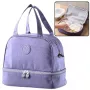 LEAN Thermal Insulating Breakfast Bag su reguliuojamu diržu, violetinė, 27 cm