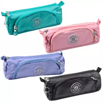 LEAN School Pencil Case Functional Two Pockets Pendant Mix