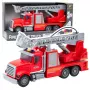 LEAN TOYS Fire Truck Ladder Boom Drive Water Lights Sounds