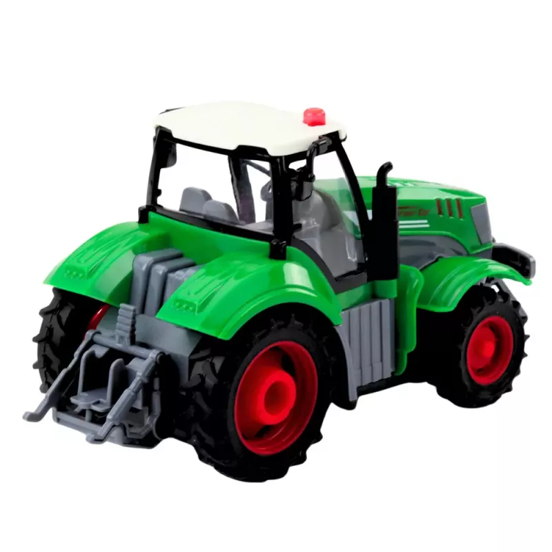 LEAN TOYS nuotoliniu valdymu žemės ūkio traktorius, žalias, 1:24