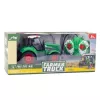 LEAN TOYS nuotoliniu valdymu žemės ūkio traktorius, žalias, 1:24
