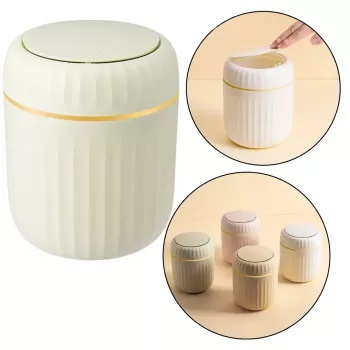 LEAN Mini šiukšliadėžė su atverčiamu dangčiu Elegant Green