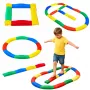 LEAN TOYS Sensory Path Balance Boards 16 vnt. su neslystančiomis jungtimis