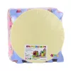 LEAN TOYS Minkštas edukacinis dėlionės kilimėlis EVA putplastis Pasteliniai gyvūnai 16 vnt.