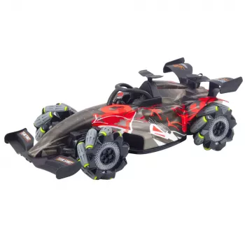 LEAN TOYS F-Spray RC lenktyninis automobilis 1:10 su garais, šviesomis ir garsais, raudonas