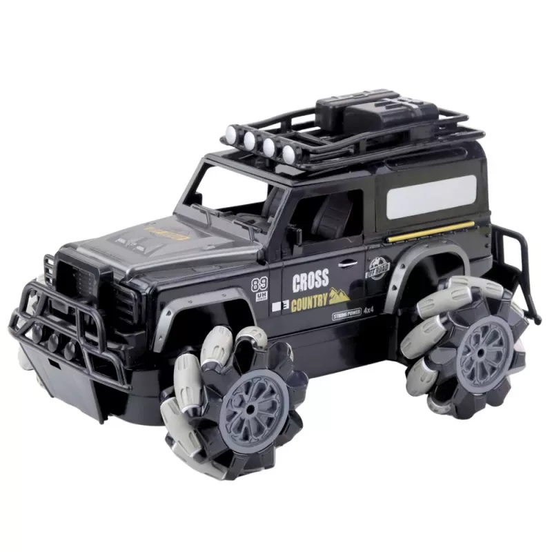 LEAN TOYS RC Off-Road Car Remote Controlled 360° Rotation 1:12 Black