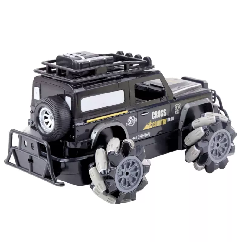 LEAN TOYS RC Off-Road Car Remote Controlled 360° Rotation 1:12 Black