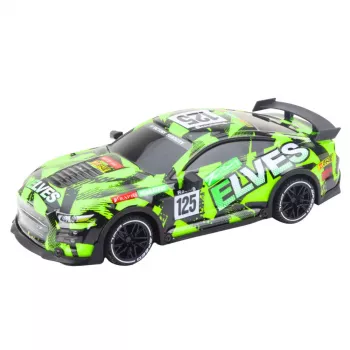 LEAN TOYS Sports Car Remote Controlled Remote Control Sound Green