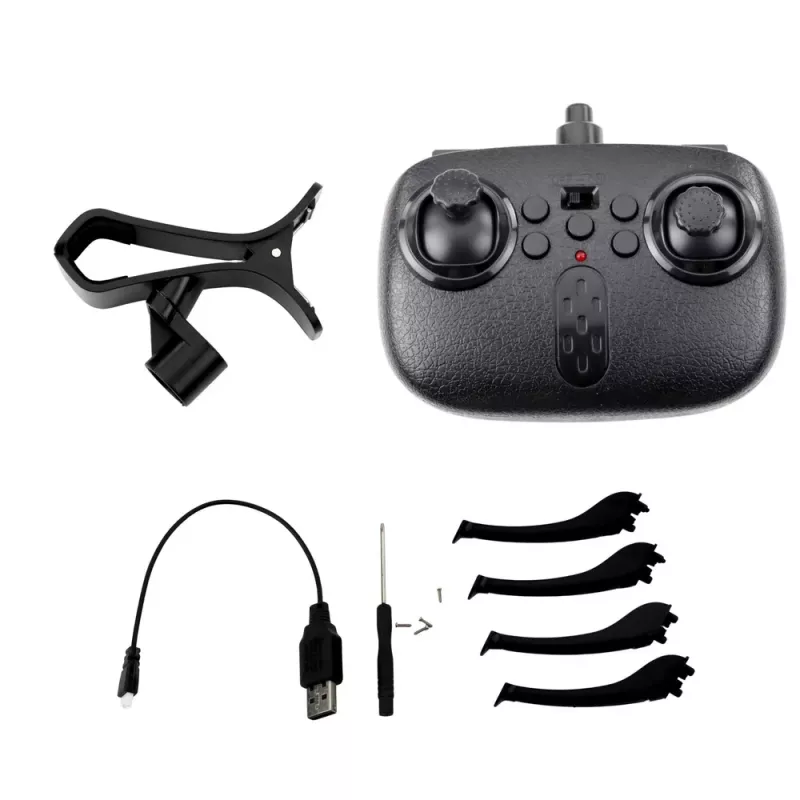 LEAN TOYS Y30 nuotoliniu valdymu valdomas dronas su LED lemputėmis, 6 ašių giroskopu, 360° sukimu, 2,4 GHz 4 kanalų kvadrakopteris