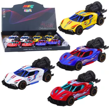 LEAN TOYS Sportinis automobilis su šviesomis, garsais ir dūmų efektu 1:36 Mix