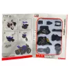 LEAN TOYS Motociklo metalinis modelis 1:14 DIY Gold Elements Black