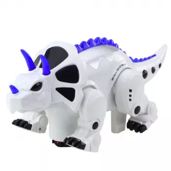 LEAN TOYS Smart Remote Controlled RC Dinosaur Robot Triceratops
