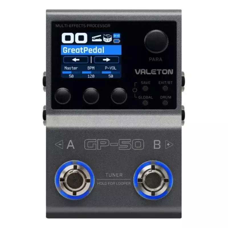 VALETON GP-50 gitaros multi-efektų procesorius su ekspresijos pedalu