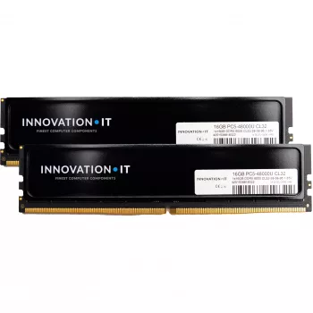Innovation IT 6000 32GB DDR5 RAM rinkinys (2x16GB) CL32 1.35V Heatspreader (CL32-38-38-96)