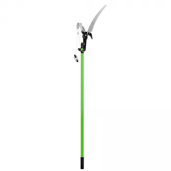 LEAN teleskopinės genėjimo žirklės su pjūklu 2in1 ant strypo 125-240 cm