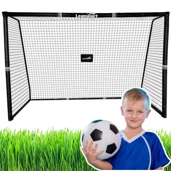 LEAN SPORT Nešiojami futbolo vartai vaikams Metal 180x120x60cm