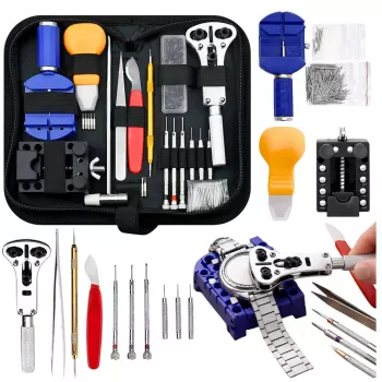 LEAN Watch Repair Kit Professional Tools Case 147 dalių