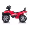 Quad Lean Toys 551-G vaikiškas keturratis su garsu ir šviesomis, raudonas