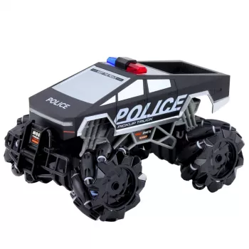 LEAN TOYS Policinis visureigis Pick Up Truck nuotoliniu valdymu, su šviesomis ir dūmais, 1:16