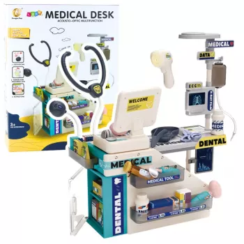 LEAN TOYS Gydytojo ir odontologo rinkinys su garsais ir šviesomis, 51 dalis