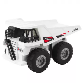 LEAN TOYS RC nuotoliniu valdymu savivartis su šviesomis ir garsais baltas 1:24