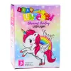 LEAN TOYS Creative Kit Unicorn in a Jar Diamonds Night Lamp Remote Control DIY