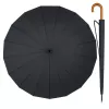 LEAN Large Automatic Umbrella with Arm Cover 24-Rib Black 115 cm