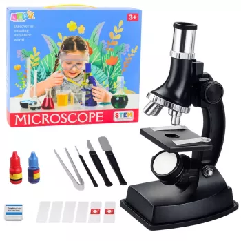 LEAN TOYS Educational Microscope For Kids Accessories Magnification 300x - 1200x