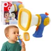 LEAN TOYS Megafonas vaikams su balso keitikliu ir šviesos efektais, mėlynas