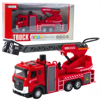 LEAN TOYS Gaisrinis automobilis su vandens purškimu, šviesomis ir garsais