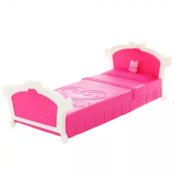LEAN TOYS Doll's Bedroom Set Dressing Table Chair Bed