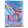 LEAN TOYS Unicorn Costume Accessory Set - Headband, Ears, Horn, Necklace, Colorful