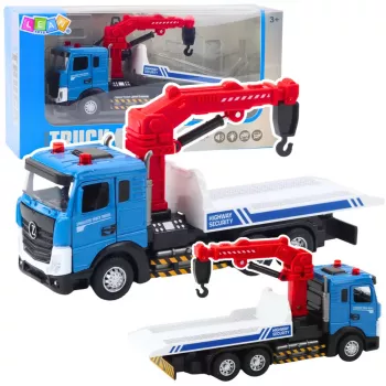 LEAN TOYS vilkikas su metaline kabina, šviesomis ir garsais