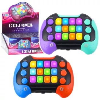 LEAN TOYS Electronic Arcade Educational Console Game su 11 žaidimo režimų