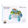 LEAN TOYS Interaktyvus mokomasis stalelis mažyliams su garso moduliais