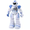 LEAN TOYS nuotoliniu valdymu mokomasis robotas RC kalbantis šokantis su šviesomis ir garsais mėlynas