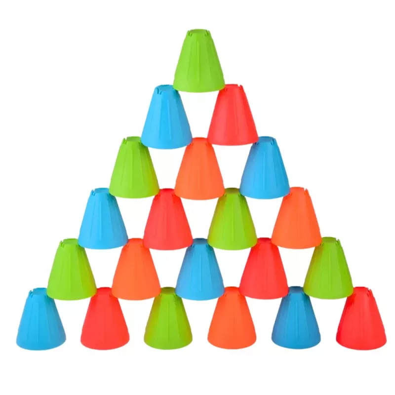 LEAN TOYS Educational Skill Game Fast Cups 3in1 Balls Cups 38 pcs.